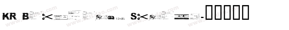 KR Backyard Scraps字体转换